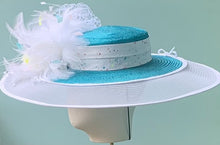 Load image into Gallery viewer, Margeaux Extended Brim in Teal