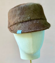 Load image into Gallery viewer, The Baxter Cap in Brandy Longhair Felt