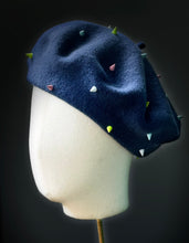Load image into Gallery viewer, Bonnie Wool Beret in Chambray