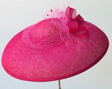 Load image into Gallery viewer, The Holly in Two Tone Pink Sinamay