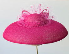 Load image into Gallery viewer, The Holly in Two Tone Pink Sinamay