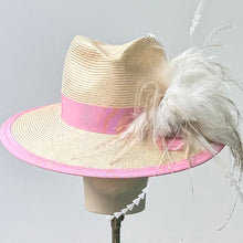 Load image into Gallery viewer, Mimi Fedora in Cream and Pink