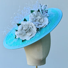 Load image into Gallery viewer, Madeline Boater in Light Turquoise