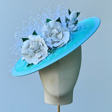 Load image into Gallery viewer, Madeline Boater in Light Turquoise