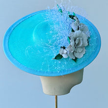 Load image into Gallery viewer, Madeline Boater in Light Turquoise