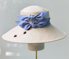 Load image into Gallery viewer, Audrey in Paris in Natural Parisisal Straw