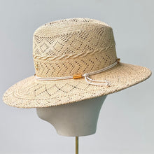 Load image into Gallery viewer, The Mimi Fedora in Novelty Woven Panama