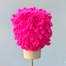 Load image into Gallery viewer, Popcorn Beanie in Electric Pink