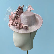 Load image into Gallery viewer, Nicole Fascinator in Sparkling Pink