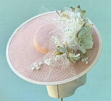 Load image into Gallery viewer, Madeline Boater in Pinky Beige