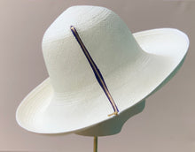 Load image into Gallery viewer, Annie Sun Hat by Jennifer Hoertz with Blue Zipper
