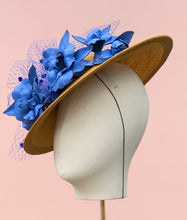 Load image into Gallery viewer, Madeline Boater in Cornflower