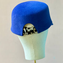 Load image into Gallery viewer, The Baxter Cap in Cobalt Velour Felt
