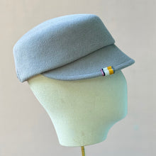 Load image into Gallery viewer, The Baxter Cap in Flannel Grey Velour Felt
