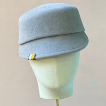 Load image into Gallery viewer, The Baxter Cap in Flannel Grey Velour Felt
