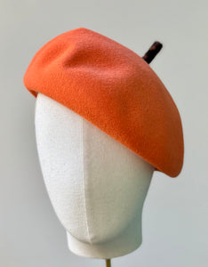 Billie Beret in Sherbert Orange