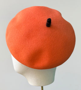 Billie Beret in Sherbert Orange