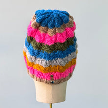 Load image into Gallery viewer, Joy Beanie in Multi Stripes
