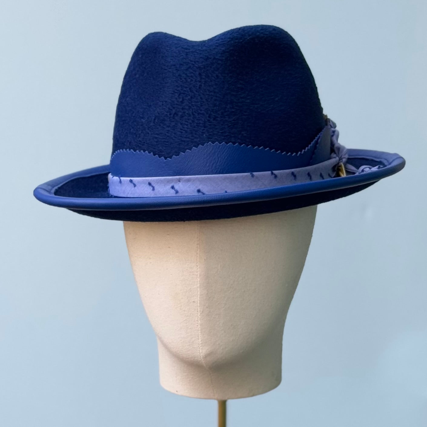 navy blue dress with what color shoes Aussie Austine Church Suit 5926-Royal Blue/Red, Royal Blue/Red / 12 / Add Hat (+$159) main image 0