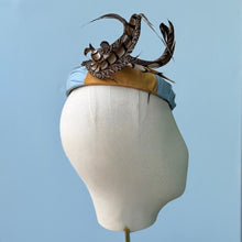 Load image into Gallery viewer, Dovima PillBox with Pheasant Feathers
