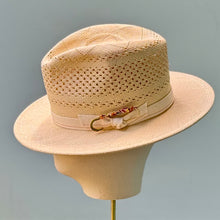 Load image into Gallery viewer, Ford Fedora in High Grade Vented Panama Straw
