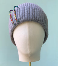 Load image into Gallery viewer, Fisherman&#39;s Beanie in Grey Knit
