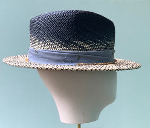 Ford Fedora in a Black to Cream Ombre Panama