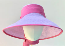 Load image into Gallery viewer, Edie Sunhat in Lavender and Rhubarb
