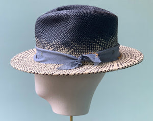 Ford Fedora in a Black to Cream Ombre Panama