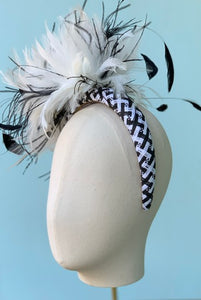 Saint Anne Headband in Black and White