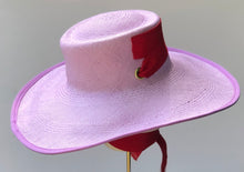 Load image into Gallery viewer, The Edie Sun Hat in Lavender and Strawberry
