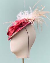 Load image into Gallery viewer, Nicole Fascinator in Pink Plaids
