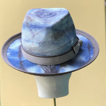 Load image into Gallery viewer, Santa Fe Fedora in Tie Dye Panama
