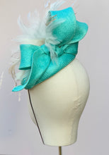 Load image into Gallery viewer, Carnaby Fascinator in Teal
