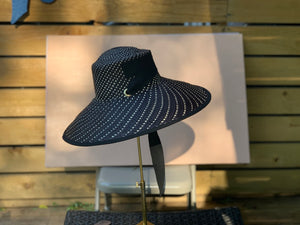 The Edie Sun Hat in Black