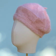 Load image into Gallery viewer, Beatrice Angora Beret (child&#39;s)
